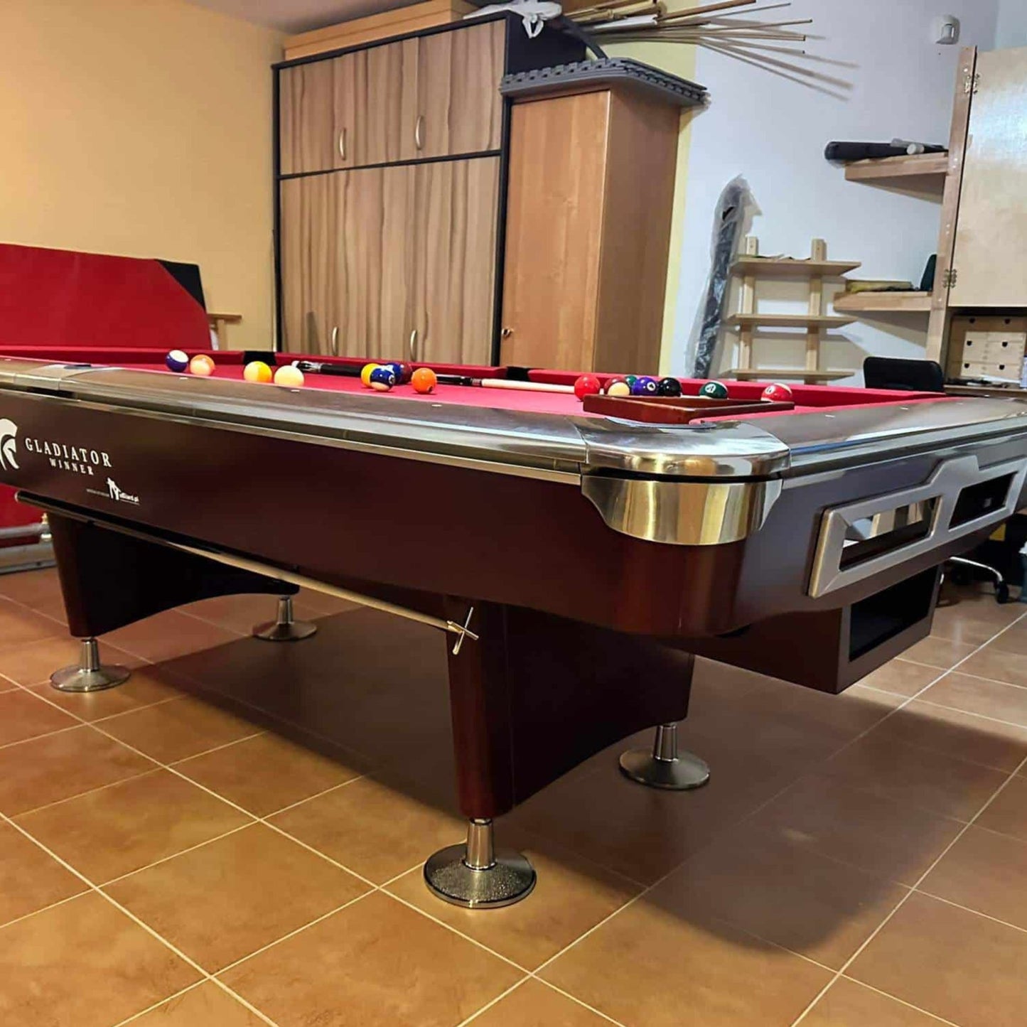 Stół bilardowy Gladiator Winner Mahogany 9FT - Elite Bilard - Stoły bilardowe PREMIUM