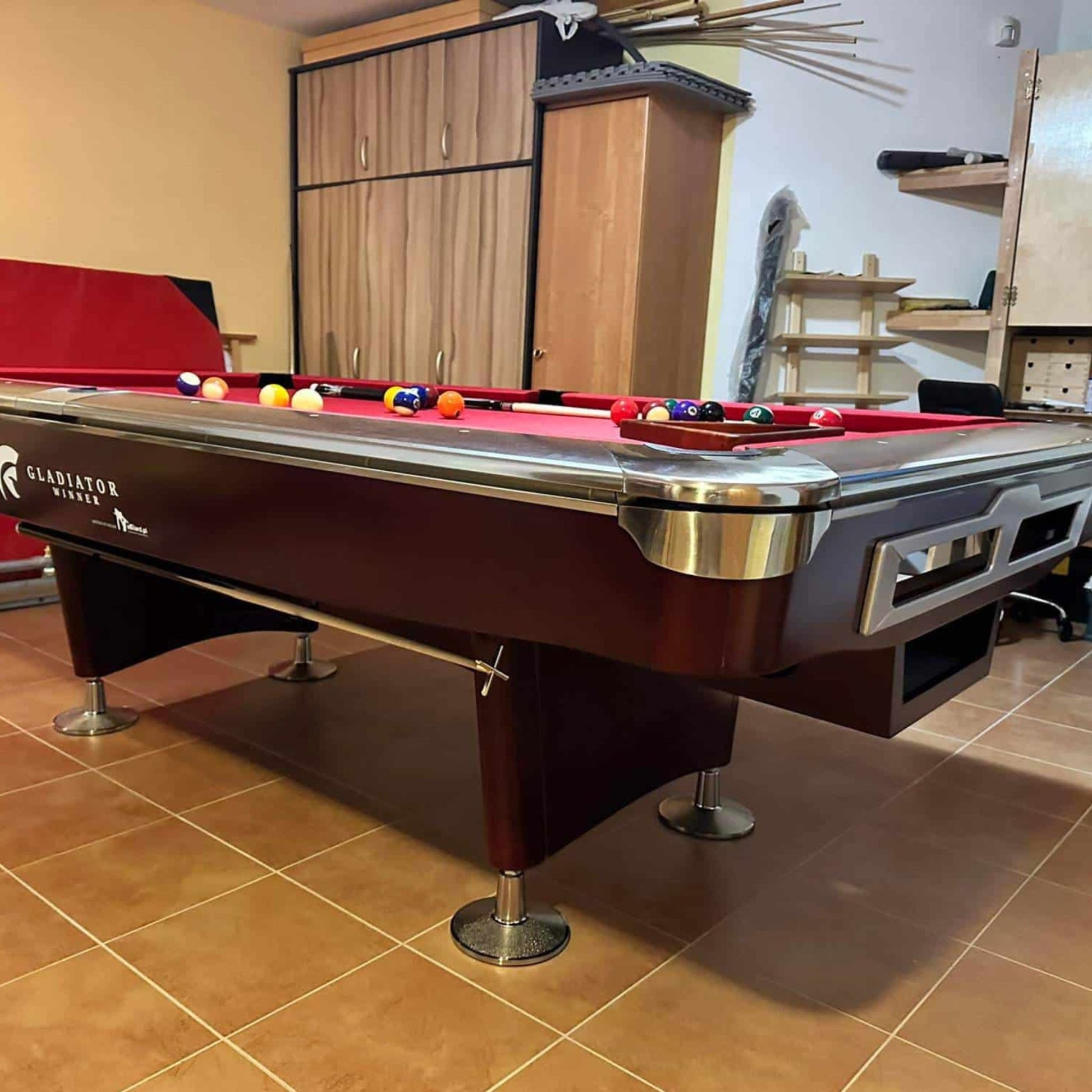 Stół bilardowy Gladiator Winner Mahogany 9FT - Elite Bilard - Stoły bilardowe PREMIUM